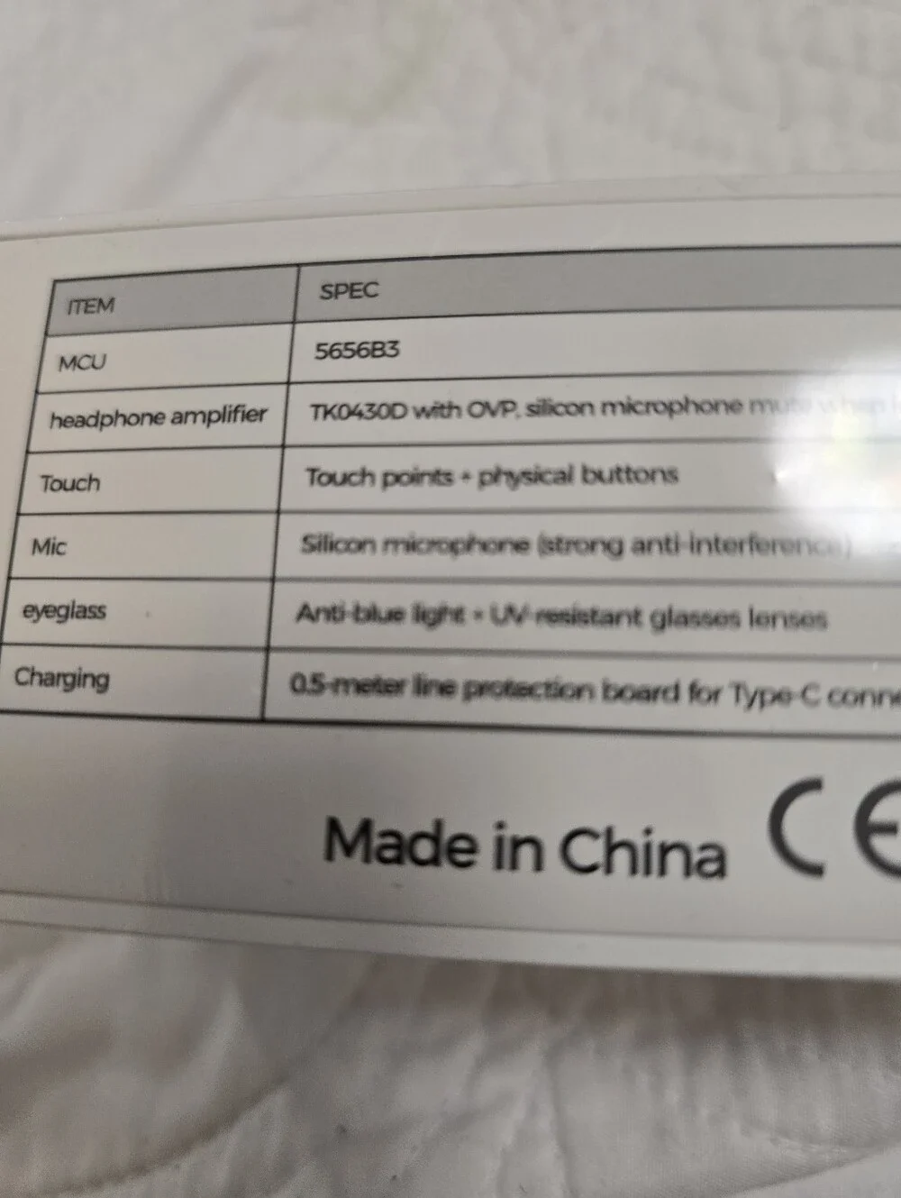 New In The Box Smart Glasses - Black 2 Lenses